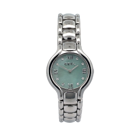 /home/earthtreasures/catalog.shopearthtreasures.com/imagedumplarge/EARTH_U6-19709.jpg Stainless Steel Estate Ebel Ladies Beluga Blue ...