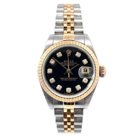 /home/earthtreasures/catalog.shopearthtreasures.com/imagedumplarge/EARTH_U6-19718.jpg tainless Steel and 18K Yellow Gold Estate Rolex...