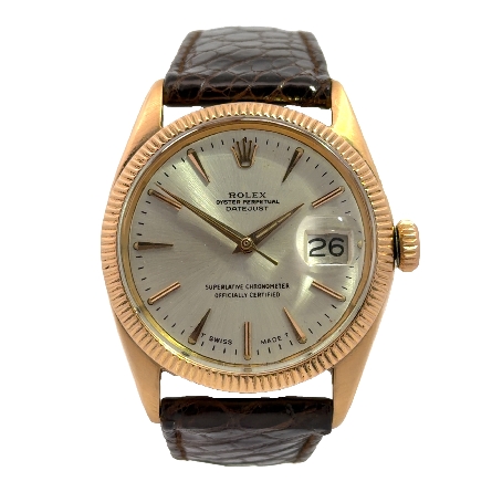 /home/earthtreasures/catalog.shopearthtreasures.com/imagedumplarge/EARTH_U6-19720.jpg 18K Yellow Gold Estate Rolex Oyster Perpetual D...