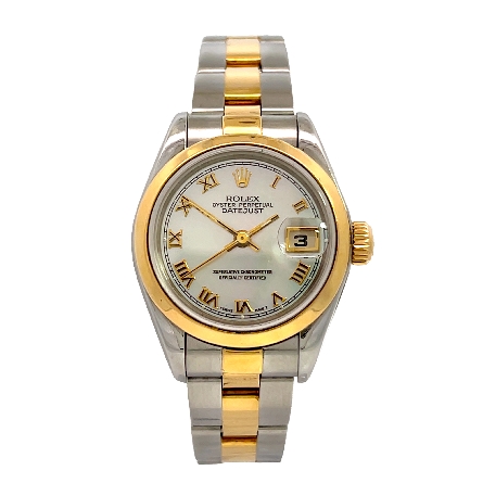 /home/earthtreasures/catalog.shopearthtreasures.com/imagedumplarge/EARTH_U6-19748.jpg Stainless Steel and 18K Yellow Gold Estate Role...