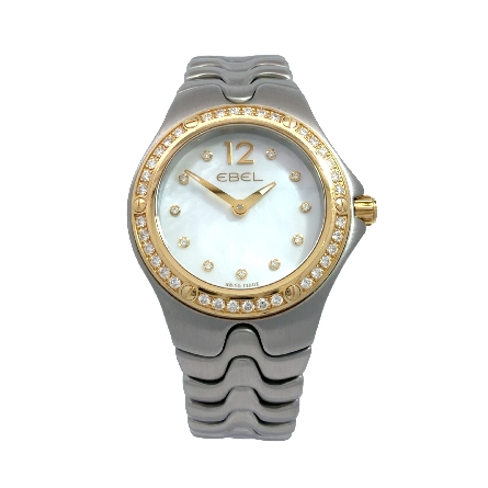 /home/earthtreasures/catalog.shopearthtreasures.com/imagedumplarge/EARTH_U6-19755.jpg Stainless Steel and 18K Yellow Gold Estate Ebel...