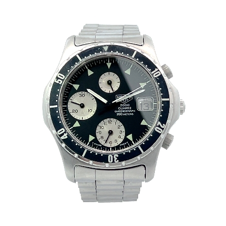 /home/earthtreasures/catalog.shopearthtreasures.com/imagedumplarge/EARTH_U6-19853.jpg Stainless Steel Estate Tag Heuer 2000 Quartz 20...