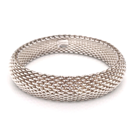 Sterling Silver Estate Tiffany and Co Mesh Slip...