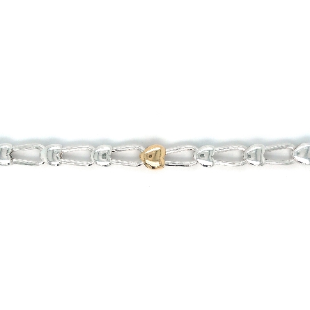 18K Yellow Gold and Sterling Silver Estate Tiff...