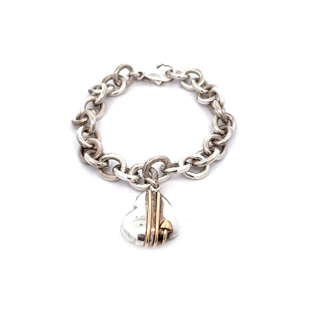 Sterling Silver and 18K Yellow Gold Estate Tiff...