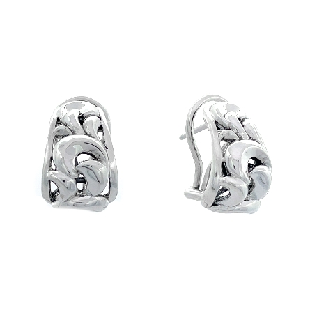Sterling Silver and 14K White Gold Estate Charl...
