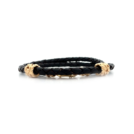 14K Yellow Gold Estate Gold Bead Station on 14....