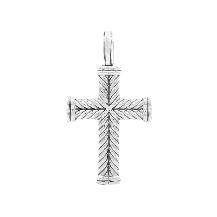 Sterling Silver Estate David Yurman Braided Cro...