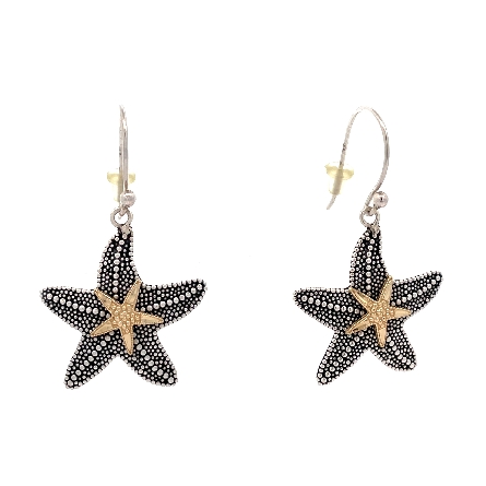 Sterling Silver and 14K Yellow Gold Estate Star...