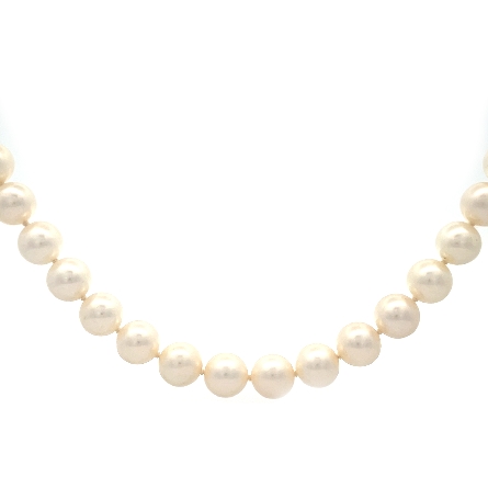 18K Yellow Gold Estate 16inch Mikimoto Knotted ...