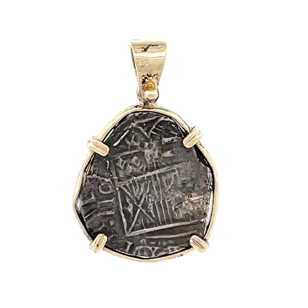 Sterling Silver and 14K Yellow Gold Estate Ship...