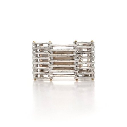 Sterling Silver and 18K Yellow Gold Estate Tiff...