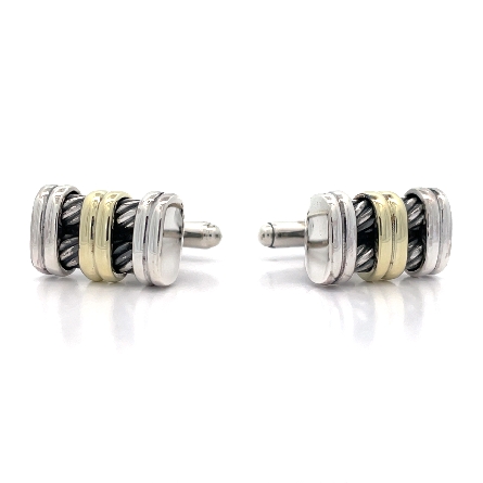 Sterling Silver and 14K Yellow Gold Estate Davi...