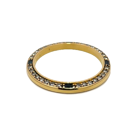 /home/earthtreasures/catalog.shopearthtreasures.com/imagedumplarge/EARTH_U7-15338.jpg 18K Yellow Gold Estate Rolex Sapphire Ladies Wa...