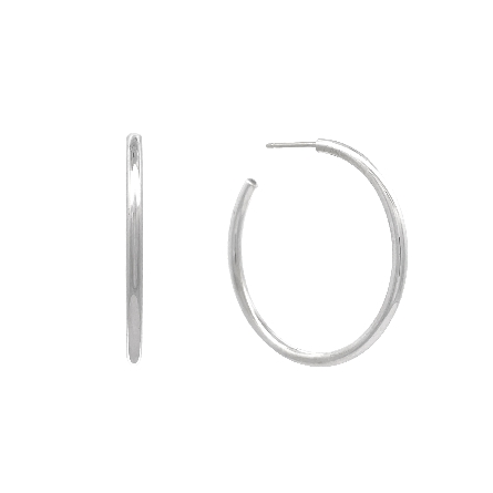 /home/earthtreasures/catalog.shopearthtreasures.com/imagedumplarge/EARTH_U7-15344.jpg Sterling Silver Estate Tiffany &amp; Co Hoop Earrin...