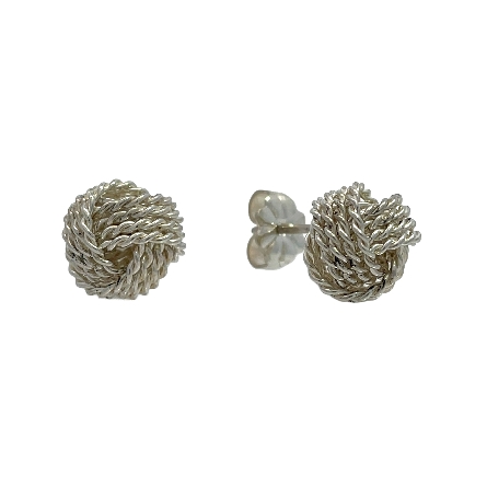 /home/earthtreasures/catalog.shopearthtreasures.com/imagedumplarge/EARTH_U7-15376.jpg Sterling Silver Estate Tiffany&amp;Co Love Knot Stu...