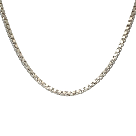 /home/earthtreasures/catalog.shopearthtreasures.com/imagedumplarge/EARTH_U7-15441.jpg Sterling Silver Tiffany&amp;Co Venetian Box Chain 1...