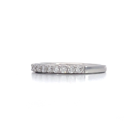 18K White Gold Shared Prong Band w/13Diams=.37ctw SI H-I Size6.75 #R22-129187