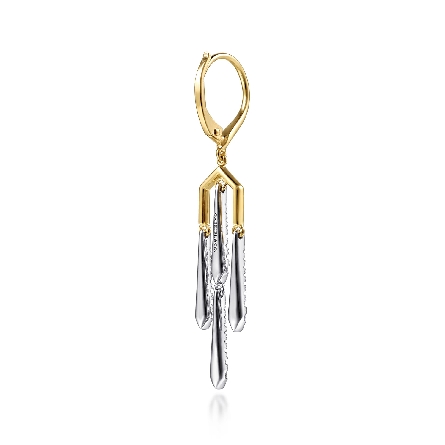 14K White and Yellow Gold Chandelier Earrings w/Diams=.55ctw SI2 H-I #EG15716M45JJ (S2292841)