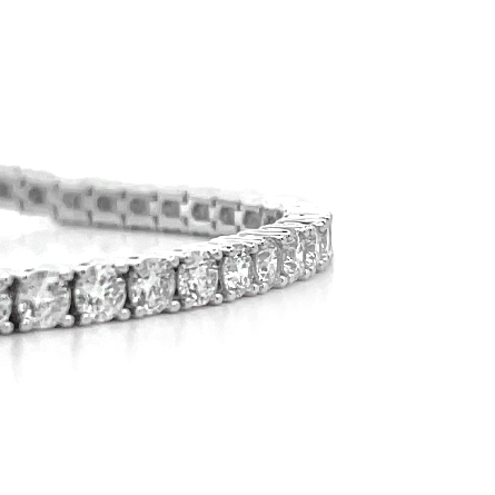 14K White Gold 7inch 4Prong Tennis Bracelet w/Diams=5.72ctw SI H-I #B-9533-B (N5706)