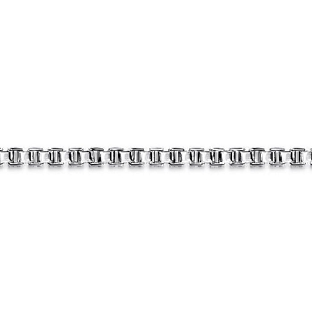 Sterling Silver Mens Gabriel 8inch 4mm Box Chain Bracelet #TBM2078SVJJJ (S2227619)