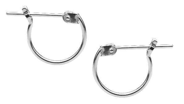 Sterling Silver Childs Plain Hoop Earrings #HS982