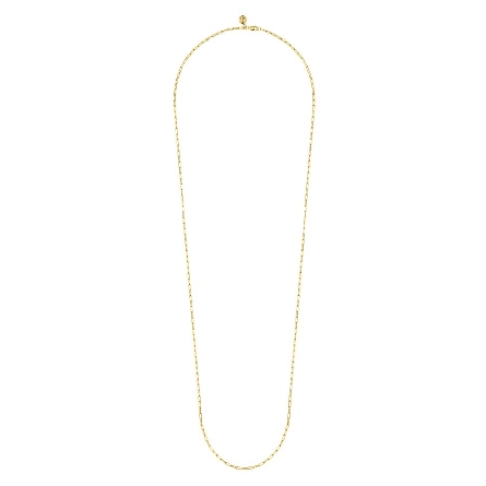 14K Yellow Gold 32inch Hollow Paperclip Necklace #NK6768H-32Y4JJJ (S1801804)