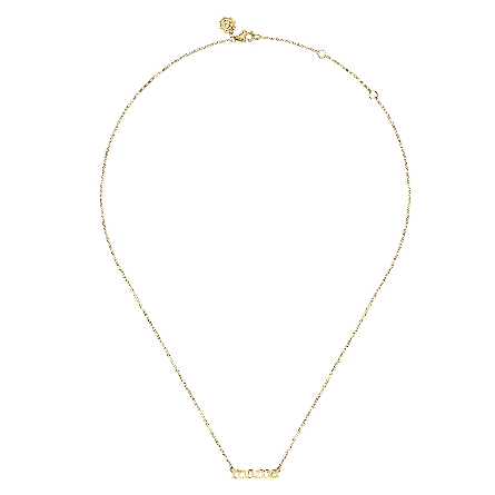 14K Yellow Gold Gabriel Adjustable 15.5-17.5inch   Mama   Necklace #NK7109Y4JJJ (S2322996)