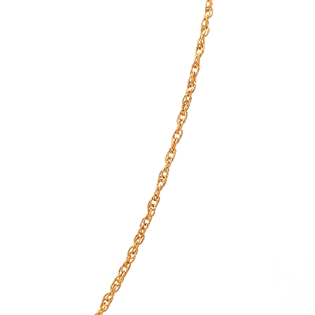14K Yellow Gold 16inch Loose Rope Chain #13R-16