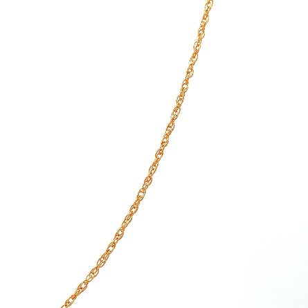 14K Yellow Gold 16inch Loose Rope Chain #13R-16