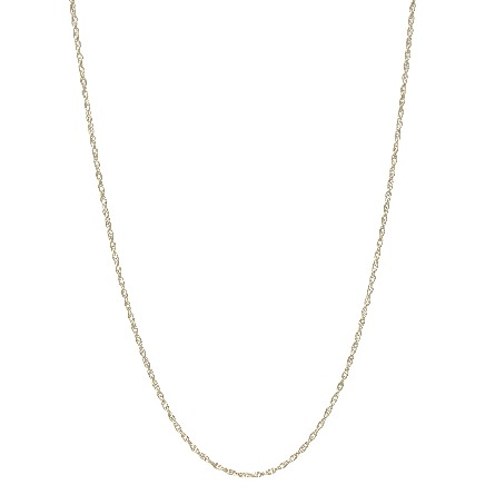 14K Yellow Gold 20inch Loose Rope Chain #13R-20