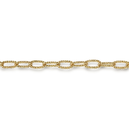 14K Yellow Gold Gabriel 7inch Chain Bracelet #TB4661Y4JJJ (S2337509)