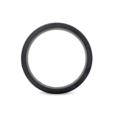 Tantalum 7mm Ring with Laser Carved Coil Link Design and Flat Edge Profile Size10 #11-6473TA7-G.00