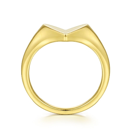 14K Yellow Gold Folded Heart Ring Size 6.5 #LR52138Y4JJJ (S1567172)