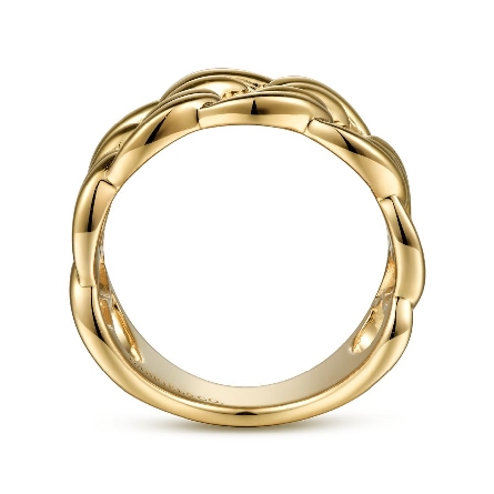 14K Yellow Gold Large Link Ring Size 6.5 #LR52144Y4JJJ (S1204078)