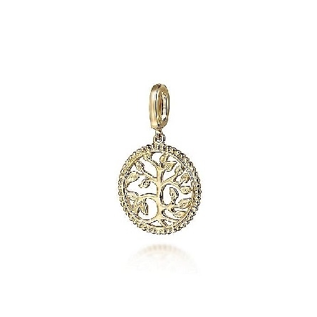 14K Yellow Gold Gabriel Bujukan Tree of Life Medallion Pendant #PT7562Y4JJJ (S2240829) 