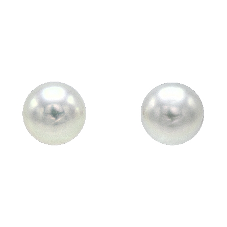 14K White Gold 13.5-14mm South Sea Pearl Stud Earrings