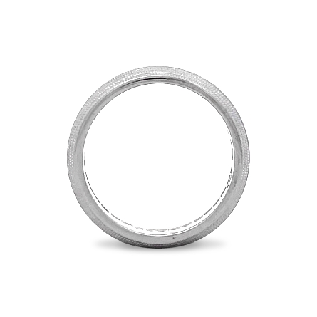 14K White Gold Estate Wide Milgrain Eternity Band w/37Diams=.50apx VS2-SI1 H-I Size6.5 5.0dwt 