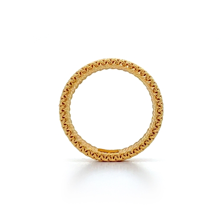 18K Yellow Gold Estate Tiffany&Co Somerset Wide Mesh Band Size5.75 5.0dwt