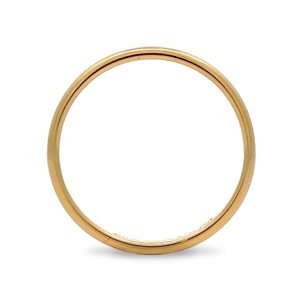 18K Yellow Gold Estate Tiffany&Co 2mm Stackable Band Size6.5 1.3dwt