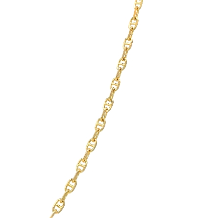 14K Yellow Gold Estate 18inch Mariner Chain Necklace 3.7dwt