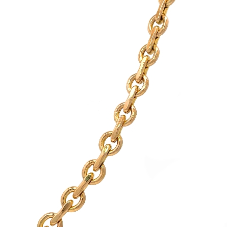 14K Yellow Gold Estate 18inch Fancy Link Chain Necklace 8.3dwt