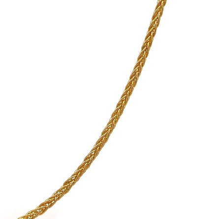 14K Yellow Gold Estate Wheat Chain 30inch 13.4dwt 