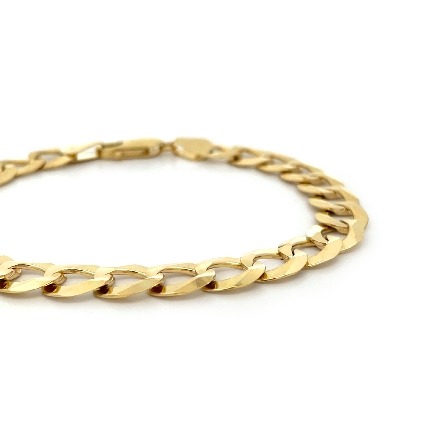 14K Yellow Gold Estate Cuban Link Bracelet 8.5inch 11.7dwt