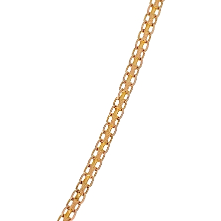 14K Yellow Gold Estate Byzantine Chain 18.5inch 6.7dwt