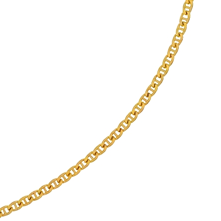 14K Yellow Gold Estate Mariner Link Chain 18inch 2.4dwt