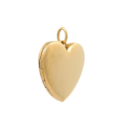 18K Yellow Gold Estate Tiffany&Co Heart Locket Pendant 7.8dwt