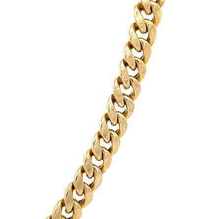 14K Yellow Gold Estate Semi-Solid Cuban 20.5inch Chain 21.4dwt