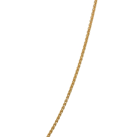 18K Yellow Gold Estate 23.5inch Wheat Chain 4.0dwt