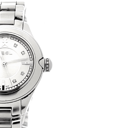 Stainless Steel Estate Ebel Watch w/Diamond Number Marks and Crown and Link Band A311292 011 14 1000 S